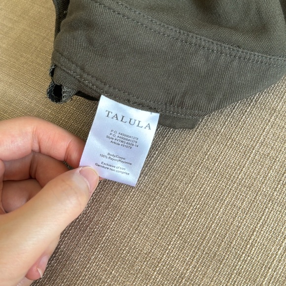 Aritzia Talula Olive Green Romper - Picture 5 of 9